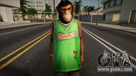 Grove Street Families - Monkey (FAM3) for GTA San Andreas