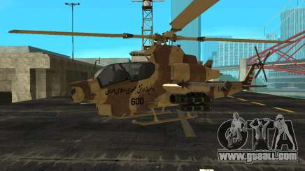 Iranian bell  AH-1 cobra desert camo - IRIAA for GTA San Andreas