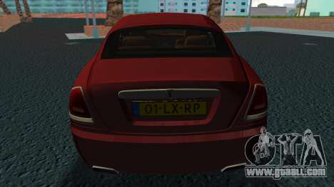 Rolls Royce Wraith series 2 for GTA Vice City