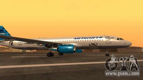 Airbus A321 Metrojet Kogalymavia for GTA San Andreas