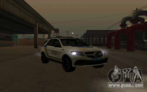 Mercedes-Benz GLE 63s NP Ukraine for GTA San Andreas