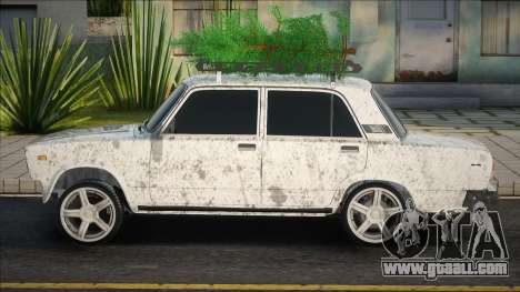 VAZ 2105 with a Christmas tree for GTA San Andreas