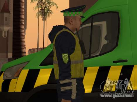 Inspector of the Traffic Management Center for GTA San Andreas