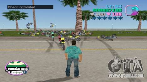 Bikes Throw for GTA Vice City