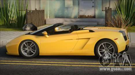 Lamborghini Gallardo Cab for GTA San Andreas