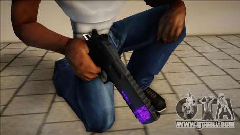 Purple and Black Deagle for GTA San Andreas