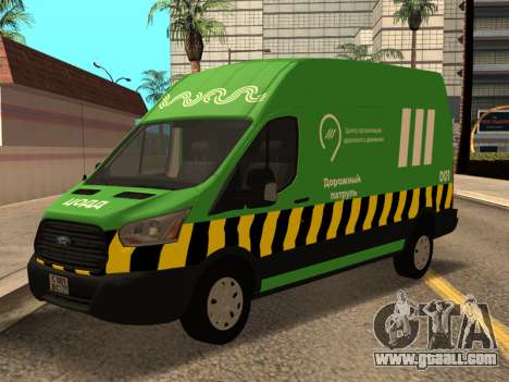 Traffic Management Center Ford Transit 2016 for GTA San Andreas