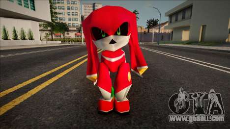 Sonic R Skin - Metal Knuckles for GTA San Andreas