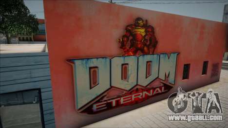 DOOM Eternal Mural for GTA San Andreas