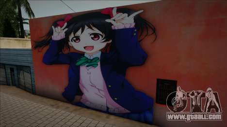 Mural Nico Yazawa for GTA San Andreas