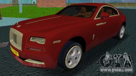 Rolls Royce Wraith series 2 for GTA Vice City