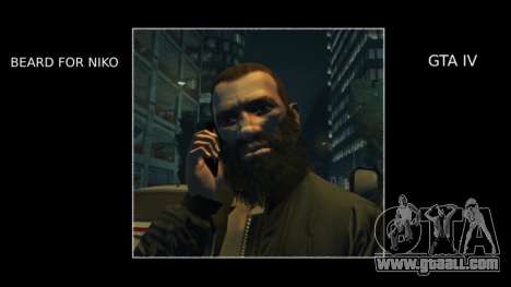 Beard For Niko for GTA 4