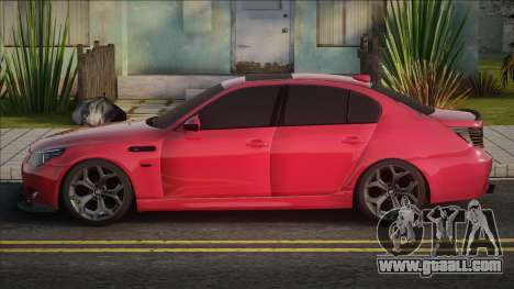 BMW M5 E60 Red for GTA San Andreas