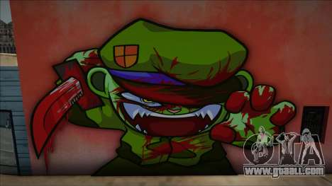Mural Fliqpy Bloody for GTA San Andreas