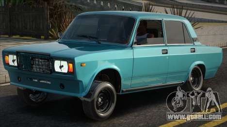 Vaz 2107 [Blue] for GTA San Andreas