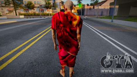 Monje Tibetano Version 2 Tunica Sangrando o muer for GTA San Andreas