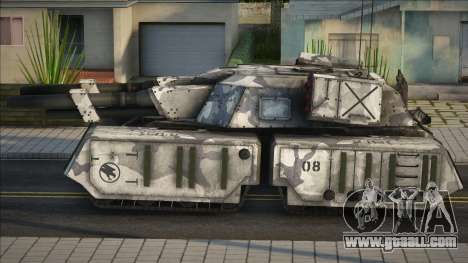 X-66 Mammoth Tank (with Arctic camouflage) from for GTA San Andreas