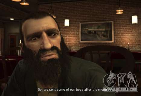 Beard For Niko for GTA 4