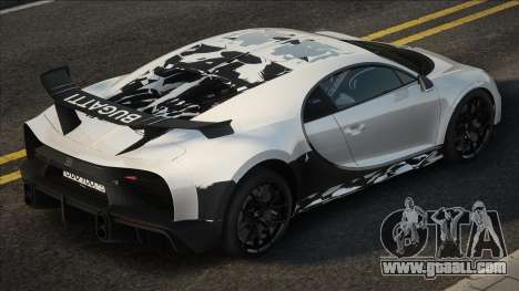 Bugatti Chiron White for GTA San Andreas
