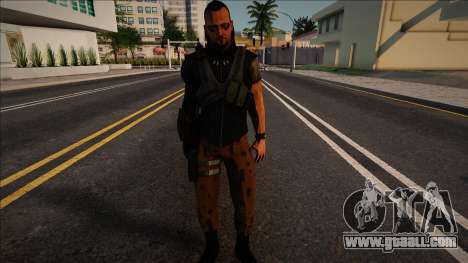 Ben Saxon de Deus Ex: The Fall Con EXPRESIONES F for GTA San Andreas