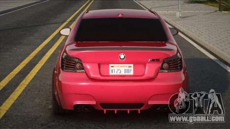 BMW M5 E60 Red for GTA San Andreas