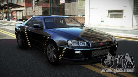 Nissan Skyline R34 PNZ S14 for GTA 4