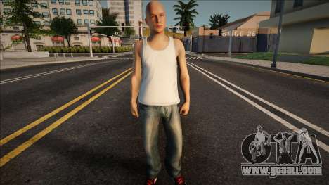 A new man in a T-shirt for GTA San Andreas