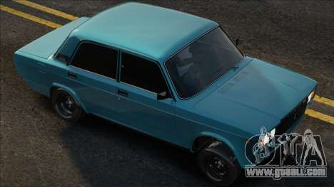 Vaz 2107 [Blue] for GTA San Andreas