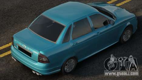 Lada Priora Blue Ver for GTA San Andreas