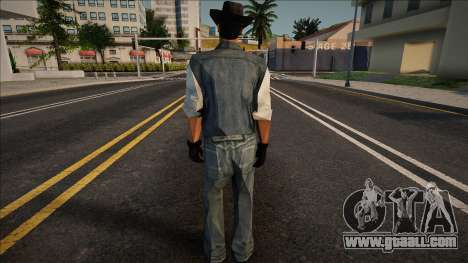 The cowboy with the scar on his face for GTA San Andreas