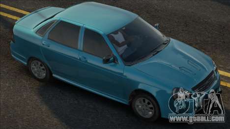 Lada Priora Blue Ver for GTA San Andreas