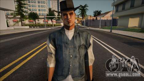 The cowboy with the scar on his face for GTA San Andreas