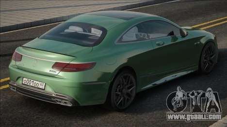 Mercedes-Benz S63 Coupe green for GTA San Andreas