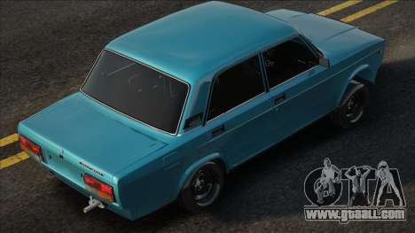 Vaz 2107 [Blue] for GTA San Andreas