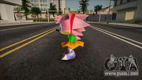 Sonic R Skin - Amy Rose for GTA San Andreas