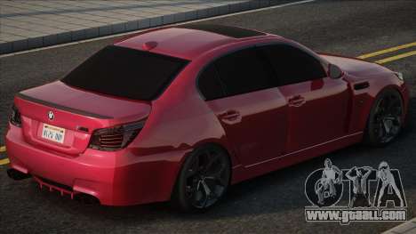 BMW M5 E60 Red for GTA San Andreas