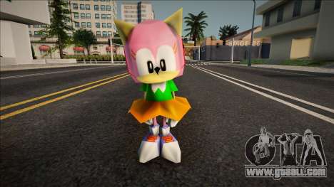 Sonic R Skin - Amy Rose for GTA San Andreas