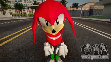 Sonic R Skin - Knuckles for GTA San Andreas