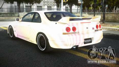 Nissan Skyline R33 LT-R S6 for GTA 4