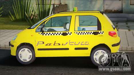 Daewoo Matiz Taxi Yellow for GTA San Andreas