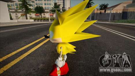 Sonic R Skin - Super Sonic for GTA San Andreas