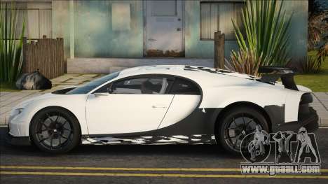 Bugatti Chiron White for GTA San Andreas