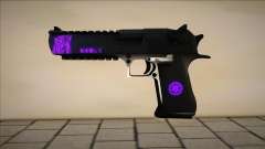 Purple and Black Deagle for GTA San Andreas