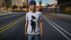 Gopnik in a T-shirt with a wolf Nu Pogodi for GTA San Andreas