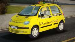 Daewoo Matiz Taxi Yellow for GTA San Andreas
