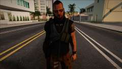 Ben Saxon de Deus Ex: The Fall Con EXPRESIONES F for GTA San Andreas
