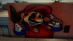 Mural Super Horror Mario for GTA San Andreas