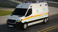 Mercedes Sprinter Azerbaycan Ambulansı Modu for GTA San Andreas
