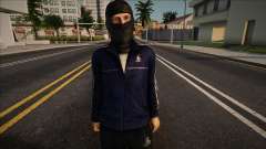 Robber in a balaclava for GTA San Andreas