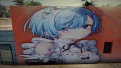 Mural Rem Rezero for GTA San Andreas